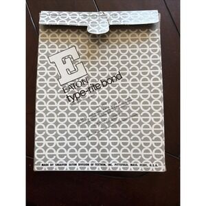 Eaton Type-rite Bond 16 Pound 80 Sheets Typewriter Paper. Open Box Vintage 1980s